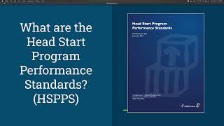 Head Start Program Performance Standards MWNMCAP HS amp EHS Education Training Series [upl. by Nebe207]