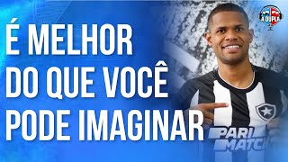 🔵⚫ Grêmio Veja a técnica e a força de Júnior Santos  O driblador alto  Bom jogador  React [upl. by Jammal]