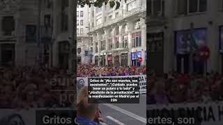 Miles de mujeres salen a las calles de España por el 25N [upl. by Gurango903]