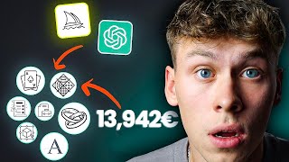 293€TAG mit 5 Digitale Produkten mit AI Erstellt Online Geld Verdienen 🤖 [upl. by Eidroj]