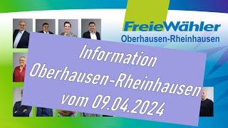 Digitale Transformation und Unterstützung Rheinhausen  Freien Wähler OberhausenRheinhausen 042024 [upl. by Tani917]