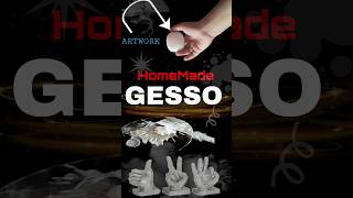 Homemade Gesso  DIY Gesso gesso shorts viralvideo diy ytshorts crafterdeepika [upl. by Franciscka]