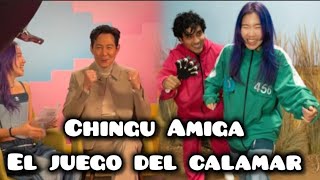 Chingu Amiga conoce al actor principal de El Juego Del Calamar [upl. by Eiramassenav]