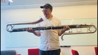 Bb Contrabass Clarinet Internet youre welcome [upl. by Garrek]