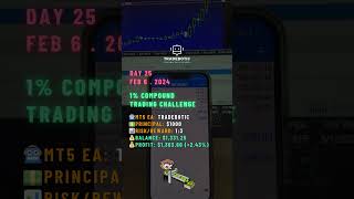 💹 1 Compound Trading Challenge  Best Expert Advisor Trading Bot [upl. by Tessil339]