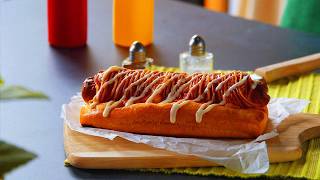 The Best New Way To Eat Hot Dogs Cheesy Pepperoni Pizza Dogs Wrapped In Spaghetti [upl. by Nnylyma522]