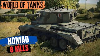 The Nomad Strikes Hard 8 Kills  WoT Replays  🔥🏆  World of Tanks [upl. by Ogren]