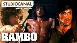 Top 10 Scenes  The Rambo Trilogy with Sylvester Stallone [upl. by Isadore]