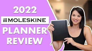 2022 Moleskine Planner Review And Unboxing [upl. by Nerte]