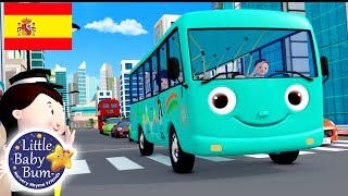 Canciones Infantiles  Las Ruedas del Autobús P 10  Dibujos Animados  Little Baby Bum en Español [upl. by Aynad]