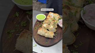 Unlimited Paneer Malai Tikka Roll  Rumali roti Paneer Tikka Roll [upl. by Waltner12]