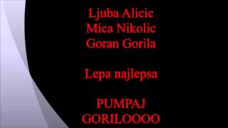 Ljuba Alicic  Lepa najlepsa Uzivo Mica Nikolic amp Goran Gorila Pumpanje [upl. by Lavern]