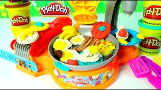 Plastilina Play Doh Fabrica de Desayunos Play Doh Breakfast CaféMundo de Juguetes [upl. by Schoening]