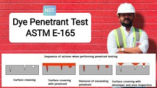 Dye Penetrant Test Test on welding ASTM E165 Liquid Penetrant Test Know Civil Engineering [upl. by Erdried]