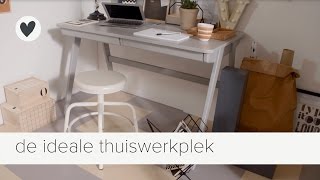 de ideale thuiswerkplek  vtwonen  tips [upl. by Atinuaj103]