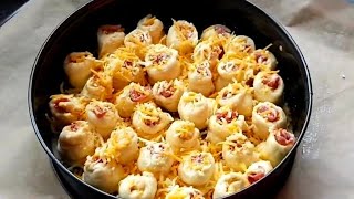 РУЛЕТ ПИЦЦАПРОСТО РАСКЛАДЫВАЕМ И НАРЕЗАЕМPIZZABRÖTCHEN [upl. by Otcefrep]