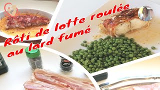 Rôti De Lotte Roulée Au Lard Fumé Et À La Sauge [upl. by Eiromem469]