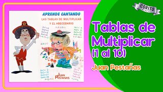 Juan Pestañas  Tablas De Multiplicar Del 1 AL 10 📕🍎 2024  Aprendizaje Preescolar y primaria [upl. by Hnirt]