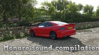 Vauxhall Monaro VXR V8 soundexhaust compliation [upl. by Naoma]