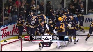 Sabres vs Capitals 11132010 Thomas Vaneks Gamewinning goal [upl. by Halla437]