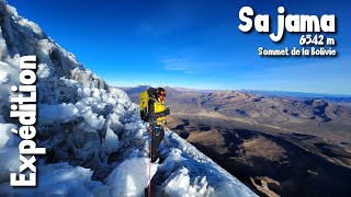 Alpinisme  Sajama 6542 m  sommet de la Bolivie [upl. by Haisi275]