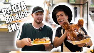 Visité un mercado en Quito  ¿La comida es EXTRAÑA ft elchampp [upl. by Eleira119]