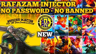 NEW RAFAZAM INJECTOR 2024 TERBARU  INJECTOR ML  APK UNLOCK ALL SKIN MOBILE LEGENDS [upl. by Aivirt]