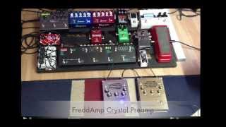 FredAmp Crystal  JTBass Preamp Funk  demo by Martial Allart [upl. by Eceinej416]