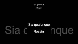 Sia qualunque Piano accompaniment La Cenerentola  Rossini full track [upl. by Doownil570]