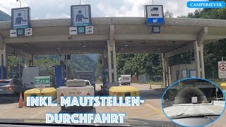 Urlaubsfahrt nach Kroatien Teil 1 nach BledSlowenien inkl Mautinfos Live ua FlexMaut A [upl. by Amjan]