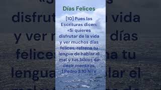 Días Felices amordedios paz frasesbiblicas amor reflexionesdelabiblia fe versiculodelabiblia [upl. by Amlas]