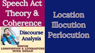 Speech Act Theory amp Coherence Locution Illocution amp perlocution [upl. by Leund]