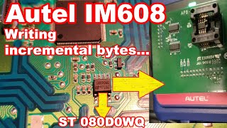 Writing incremental bytes on 080D0WQ Using the IM608 and the IMKPA adaptors [upl. by Ahseneuq]