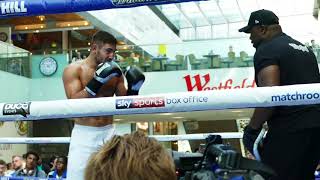 ON THE COMEBACK TRAIL Frank Buglioni hard at work  Whyte vs Parker Workout [upl. by Seagraves]