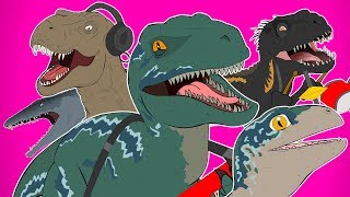 ♪ JURASSIC WORLD FALLEN KINGDOM THE MUSICAL REMIX  Animated Song [upl. by Scutt238]