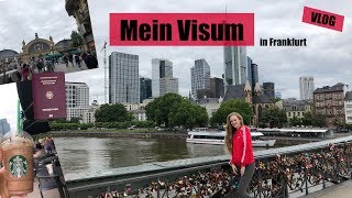 VISUM VLOG  Frankfurt  AUSLANDSJAHR USA 201819 [upl. by Niles]