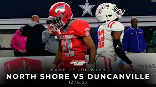 North Shore vs Duncanville Football 121623 [upl. by Nnayar]