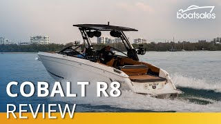 2024 Cobalt R8 review  Surf’s up with Cobalts whopping hightech wake boat [upl. by Roswald]