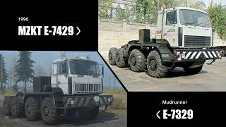 Spintires amp Mudrunner Trucks VS Real Life Trucks  All 50 Vehicles [upl. by Aldous]