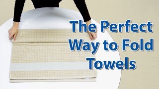 Gain Shelving Space w this Towel Folding Trick Closet Organizing 101 [upl. by Eey238]