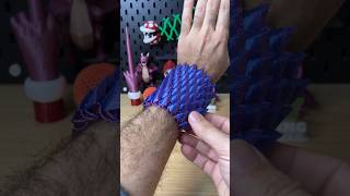 3D Printed Dragon Scale Hexagonal Chainmail  Print in place  Cool Things to 3D Print [upl. by Salene]