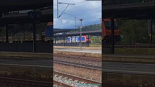 SBB Cargo Güterzug beim Bahnhof KillwangenSpreitenbach [upl. by Ingvar]