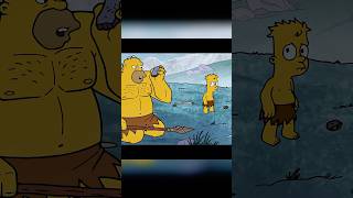 Prehistoric Simpsons🦕 shorts cartoon [upl. by Ydnas]