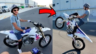 HE SHREDS NEW DIRT BIKE ONLY BEEN RIDING 6 MONTHS [upl. by Dettmer]