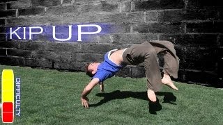 KIP UP Parkour Tutorial  How To Get Up Like a Ninja [upl. by Dollar]