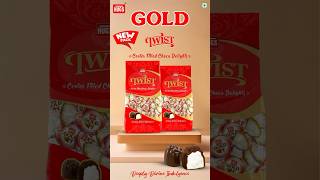 Opening Hugs Gold Twist Center Filled Milk Chocolates Pouch  Chocolate Gift Pack shorts [upl. by Mientao]