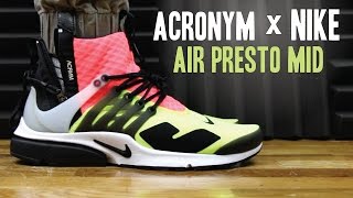 ACRONYM X NIKE AIR PRESTO MID VOLT REVIEW [upl. by Holbrooke]