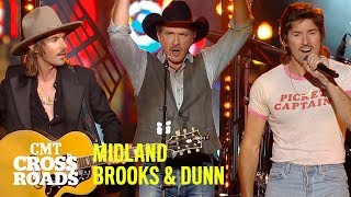 Brooks amp Dunn Midland Perform “Boot Scootin’ Boogie”  CMT Crossroads [upl. by Harvie]