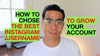 How To Choose The Best Instagram Username To Grow Your Account [upl. by Neladgam892]