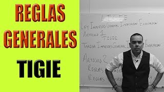 REGLAS GENERALES 6 TUTORIAL  FRACCIONES ARANCELARIAS  CODIGO ARANCELARIO  LIGIE  TIGIE  ADUANAS [upl. by Harman561]